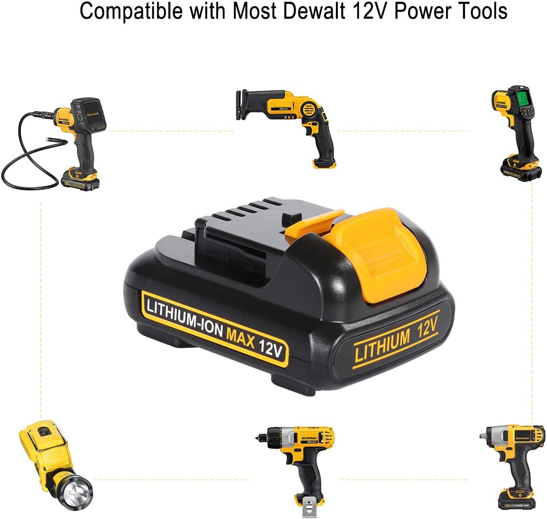 Batteria Li-Ion 12V 3.0Ah DCB127 (2 Pezzi)