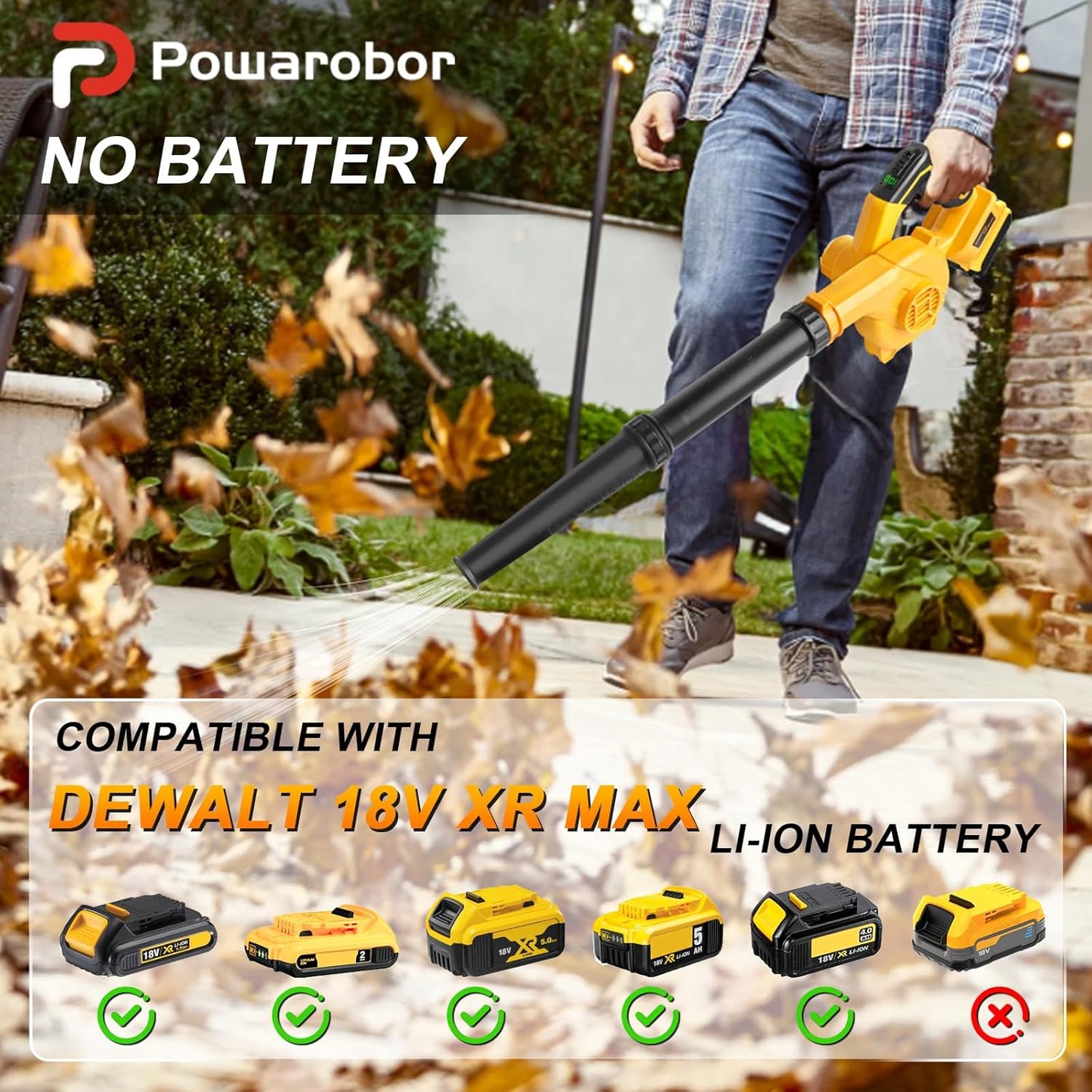 Soffiatore a Batteria XR 18V Compatibile