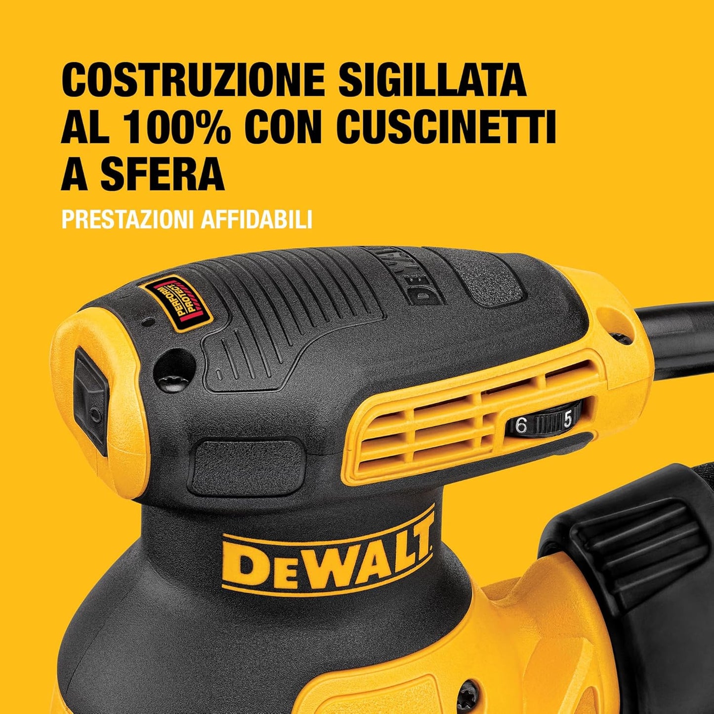 Levigatrice Rotorbitale Ø 126 mm DWE6423-QS